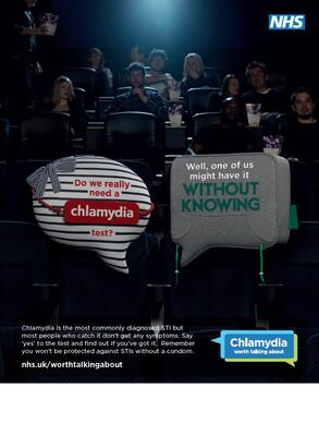 Chlamydia - cinema (A4 poster)