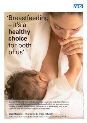 Breastfeeding: it's a healthy choice for both of us