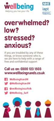 Wellbeing - helping you live your life (leaflet)