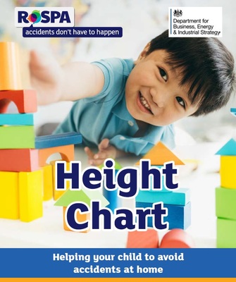 Height chart - helping your child to avoid accidents at home