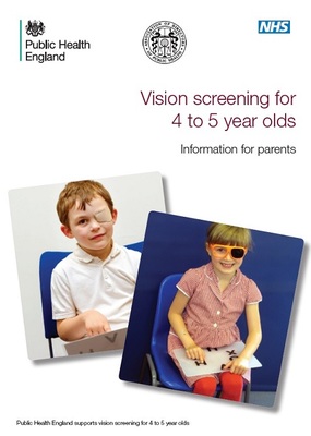 Vision screening for 4 to 5 year olds - information for parents