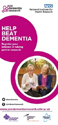 Help beat dementia (register your interest in taking part in research)