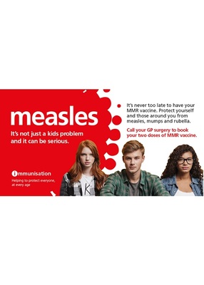 Measles - it's not just a kids problem and it can be serious (banner)