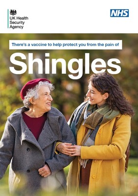 Shingles - there's a vaccine to help protect you from the pain (leaflet)
