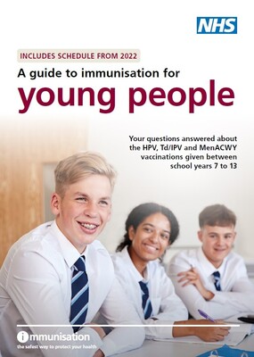 A guide to immunisation for young people - your questions answered (leaflet)