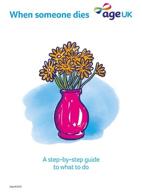 When someone dies - a step-by-step guide to what to do (booklet)