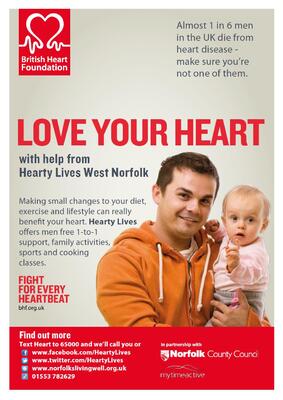 Love your heart with help from Hearty Lives West Norfolk