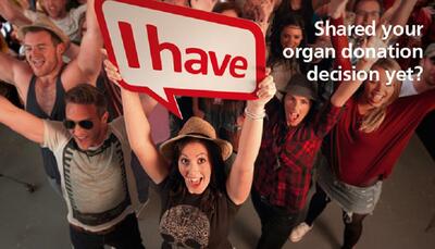 Shared your organ donation decision yet? (festival, web banner)
