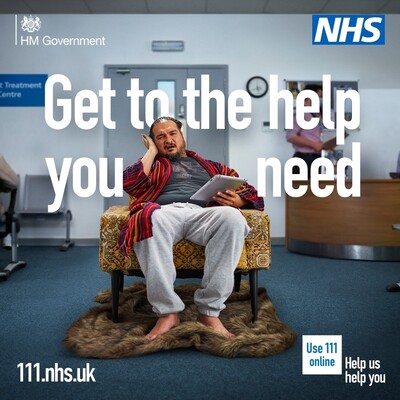 Get to the help you need - man in chair (social static)