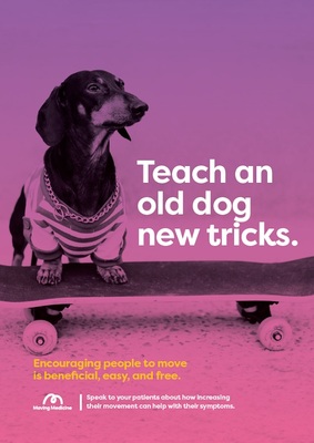Teach an old dog new tricks (A4 poster)