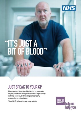 It's just a bit of blood (A3 poster)