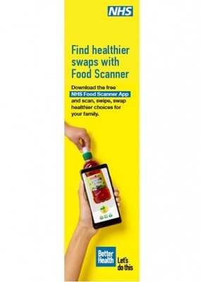 Find healthier swaps with Food Scanner (skyscraper)