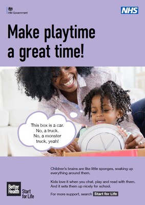 Make playtime a great time! (A4 poster)