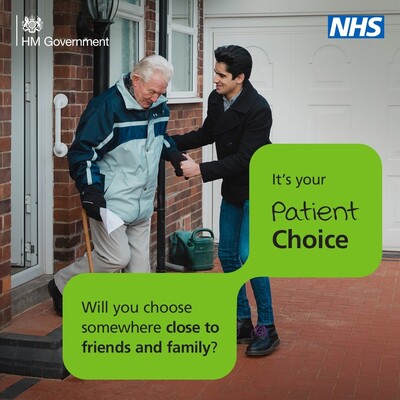 It's your patient choice - will you choose somewhere close to family and friends (social static)
