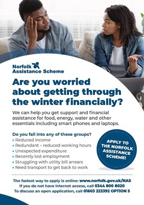 Are you worried about getting through the winter financially? (flyer)