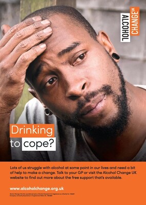 Drinking to cope (A4 poster)