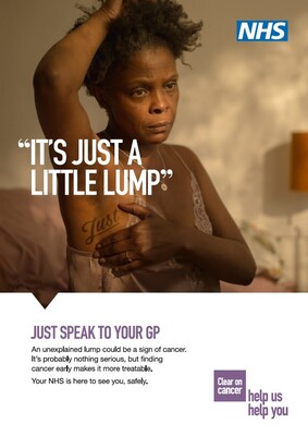 It's just a little lump (A4 poster)