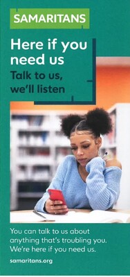 Here if you need us, talk to us, we'll listen (leaflet)