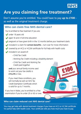 Are you claiming free treatment? (factsheet)