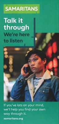 Talk it through - we're here to listen - young (leaflet)