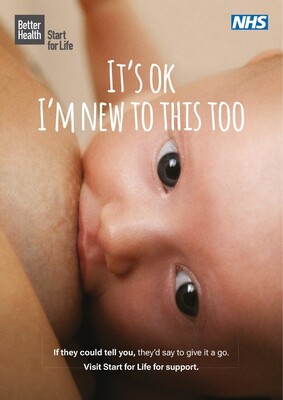 It's OK - I'm new to this too (A4 poster)
