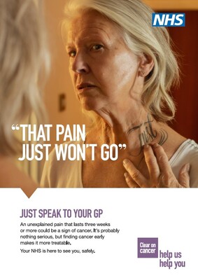 That pain just won't go (A4 poster)