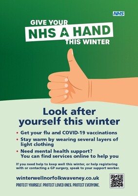 Look after yourself this winter - vulnerable (A4 poster)