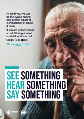 See something, hear something, say something (A4 poster)