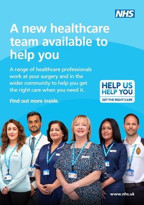 A new healthcare team available to help you (A5 leaflet)
