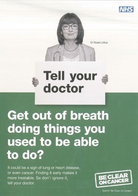 Get out of breath doing things you used to be able to do? (A4 poster)