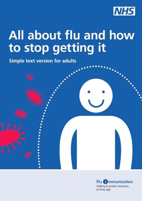 All about flu and how to stop getting it - simple text version for adults (booklet)