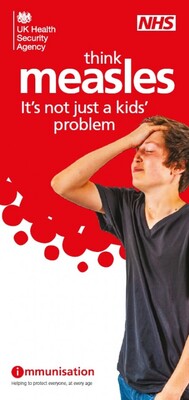 Think measles - not just a kid's problem (leaflet)