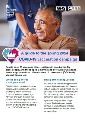 A guide to the Spring 2024 COVID-19 vaccination campaign (leaflet)