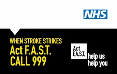 When stroke strikes - act F.A.S.T (card)