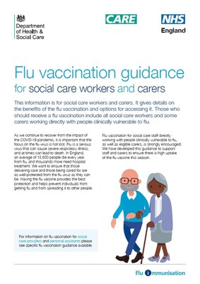 Flu vaccination guidance for social care workers and carers (booklet)