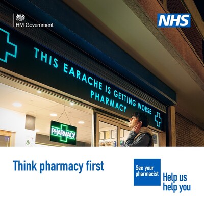 This earache is getting worse - think pharmacy first (social static)