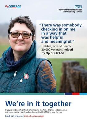 Op courage - we're in it together - woman (A4 poster)
