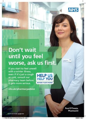 Don't wait until you feel worse, ask us first - Pearl (A4 poster)