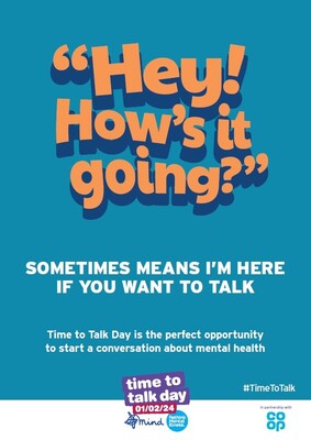 Hey! How's it going? (A4 poster)