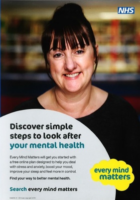 Discover simple steps to look after your mental health (A4 poster)