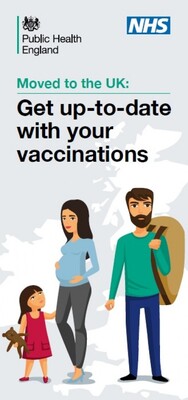 Moved to the UK - get up to date with your vaccinations