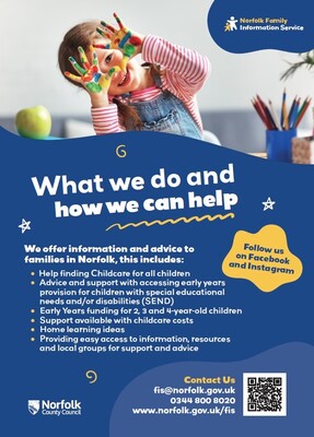 What we do and how we can help (A3 poster)