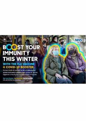 Boost your immunity this winter - ladies on bus (digital screen)