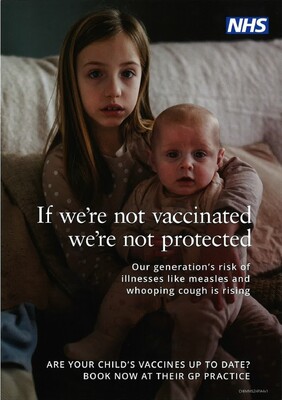 If we're not vaccinated, we're not protected - version 1 (A4 poster)