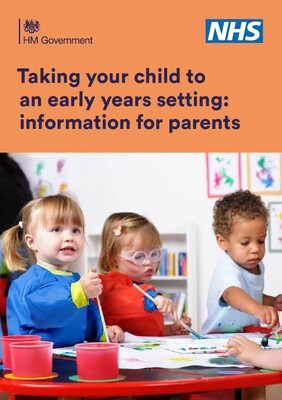 Taking your child to an early years setting (leaflet)