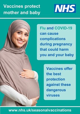 Vaccines protect mother and baby (flyer)