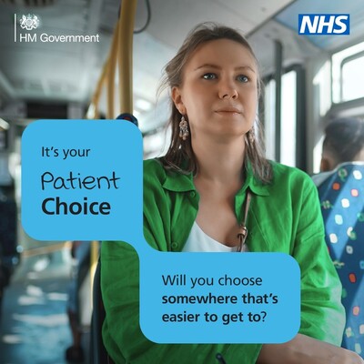 It's your patient choice - will you choose somewhere that's easier to get to? (social static)