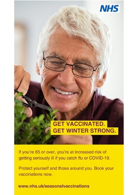 Get vaccinated, get winter strong - over 65 version 2 (digital screen)