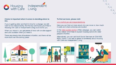 Housing with care and independent living (factsheet)
