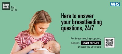 Here to answer your breastfeeding questions, 24/7 (digital screen)